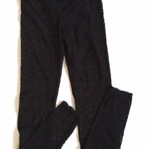 Black Lacy pants / leggings